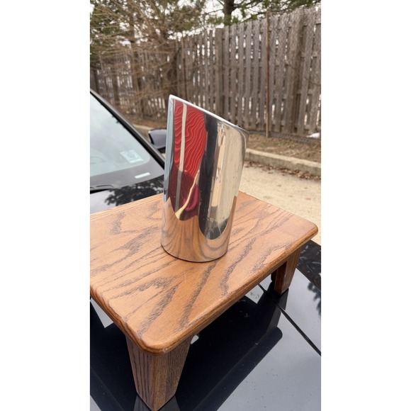 Nambe 541 Wine Chiller Cooler Modern Metal Barware Made in USA - Picture 4 of 10